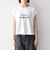 《予約》SHIPS any:〈手洗い可能〉シアー ワイド トップス  × フレンチ ロゴ TEE