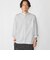 SHIPS:〈MADE IN JAPAN〉バンドカラー タイプライター ストライプ シャツ
