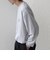 【SHIPS any別注】ohwell: ワンポイント ロゴ 刺繍 ボーダー リンガー Tシャツ(ロンT)◆