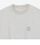 【SHIPS any別注】ohwell: ワンポイント ロゴ 刺繍 ミジンボーダー Tシャツ(ロンT)◇