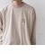 【SHIPS any別注】ohwell: ワンポイント ロゴ 刺繍 ボーダー リンガー Tシャツ(ロンT)◆