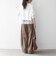 《予約》SHIPS any:〈洗濯機可能〉ジップ レース ヘム ロングスリーブ TEE