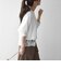 《予約》SHIPS any:〈洗濯機可能〉ジップ レース ヘム ロングスリーブ TEE