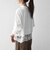 《予約》SHIPS any:〈洗濯機可能〉ジップ レース ヘム ロングスリーブ TEE