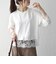 《予約》SHIPS any:〈洗濯機可能〉ジップ レース ヘム ロングスリーブ TEE