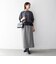 《予約》SHIPS any:〈洗濯機可能〉ジップ レース ヘム ロングスリーブ TEE