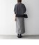 《予約》SHIPS any:〈洗濯機可能〉ジップ レース ヘム ロングスリーブ TEE