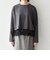 《予約》SHIPS any:〈洗濯機可能〉ジップ レース ヘム ロングスリーブ TEE