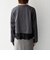 《予約》SHIPS any:〈洗濯機可能〉ジップ レース ヘム ロングスリーブ TEE