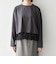 〈洗濯機可能〉ジップ レース ヘム ロングスリーブ TEE