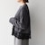〈洗濯機可能〉ジップ レース ヘム ロングスリーブ TEE