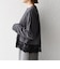 〈洗濯機可能〉ジップ レース ヘム ロングスリーブ TEE