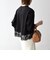 《予約》SHIPS any:〈洗濯機可能〉ジップ レース ヘム ロングスリーブ TEE