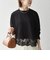 《予約》SHIPS any:〈洗濯機可能〉ジップ レース ヘム ロングスリーブ TEE