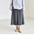 《予約》quaranciel:〈洗濯機可能〉Aライン ワイド ハーフ キュロット パンツ