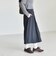 《予約》quaranciel:〈洗濯機可能〉Aライン ワイド ハーフ キュロット パンツ