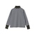 SHIPS Primary Navy Label: マルチボーダー ジップアップ プルオーバー