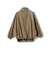 《予約》【WEB限定】〈手洗い可能〉レース ヘム スタンド ネック ギャザー ブルゾン