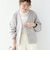 《予約》【WEB限定】イタリアン エアリー コクーン ノーカラー ジャケット