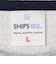 SHIPS any:〈洗濯機可能〉フクレ  ジャカード  ロゴ 刺繍 サイドポケットTシャツ(ロンT)◆
