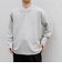 SHIPS any:〈洗濯機可能〉フクレ ジャカード リラックス ヘンリーネックTシャツ(ロンT)◆