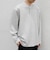 SHIPS any:〈洗濯機可能〉フクレ ジャカード リラックス ヘンリーネックTシャツ(ロンT)◆