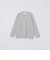 SHIPS any:〈洗濯機可能〉フクレ ジャカード リラックス ヘンリーネックTシャツ(ロンT)◆