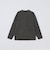 SHIPS any:〈洗濯機可能〉フクレ ジャカード リラックス ヘンリーネックTシャツ(ロンT)◆