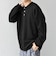 SHIPS any:〈洗濯機可能〉フクレ ジャカード リラックス ヘンリーネックTシャツ(ロンT)◆