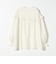 《予約》SHIPS any:〈洗濯機可能〉シアー フリル バンドカラー シャツ ブラウス