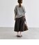 《予約》quaranciel:〈手洗い可能〉カシミヤ ミックス Vネック ドロスト カーディガン