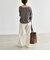 《予約》quaranciel:〈手洗い可能〉カシミヤ ミックス Vネック ドロスト カーディガン