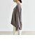 《予約》quaranciel:〈手洗い可能〉カシミヤ ミックス Vネック ドロスト カーディガン