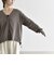《予約》quaranciel:〈手洗い可能〉カシミヤ ミックス Vネック ドロスト カーディガン
