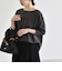 《予約》quaranciel:〈洗濯機可能〉カットジョーゼット ラウンドヘム ルーズ プルオーバー
