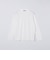 【WEB限定】SHIPS:〈接触冷感/手洗い可能〉100/2 クロスネック ビズ ロングスリーブ Ｔシャツ