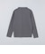 【WEB限定】SHIPS:〈接触冷感/手洗い可能〉100/2 クロスネック ビズ ロングスリーブ Ｔシャツ