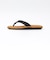 ISLAND SLIPPER x GROWN&SEWN: TONG W/OAK BLACK D