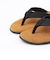 ISLAND SLIPPER x GROWN&SEWN: TONG W/OAK BLACK D