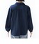《予約》【WEB限定】〈手洗い可能〉襟 タック サテン ロング スリーブ ブラウス