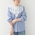 《予約》【WEB限定】〈手洗い可能〉フラワー ヨーク レース ロング スリーブ ブラウス