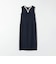 《予約》SHIPS any:〈洗濯機可能〉カーブネック ノースリーブ ワンピース［NAVY BLUE］
