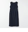 《予約》SHIPS any:〈洗濯機可能〉カーブネック ノースリーブ ワンピース［NAVY BLUE］