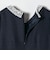 《予約》SHIPS any:〈洗濯機可能〉レースカラー ロング スリーブ ワンピース［NAVY BLUE］