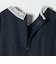 《予約》SHIPS any:〈洗濯機可能〉レースカラー ロング スリーブ ワンピース［NAVY BLUE］