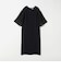 《予約》SHIPS any:〈手洗い可能〉シアー ドット コンビ ワンピース ［NAVY BLUE］