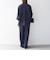 《予約》SHIPS any:〈洗濯機可能〉ウエスト ボタン 2タック セミワイド パンツ［NAVY BLUE］