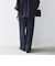 《予約》SHIPS any:〈洗濯機可能〉ウエスト ボタン 2タック セミワイド パンツ［NAVY BLUE］