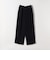 《予約》SHIPS any:〈洗濯機可能〉ウエスト ボタン 2タック セミワイド パンツ［NAVY BLUE］