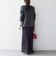 《予約》SHIPS any:〈手洗い可能〉ウールライク レース カラー ジャケット［NAVY BLUE］